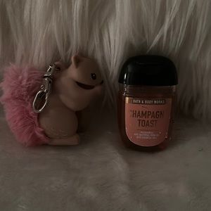 Bath and Body Works Hand Sanitizer and Keychain